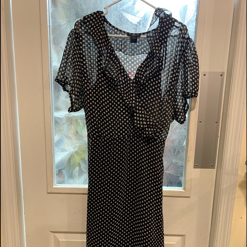 Lane Bryant Polka Dot dress
